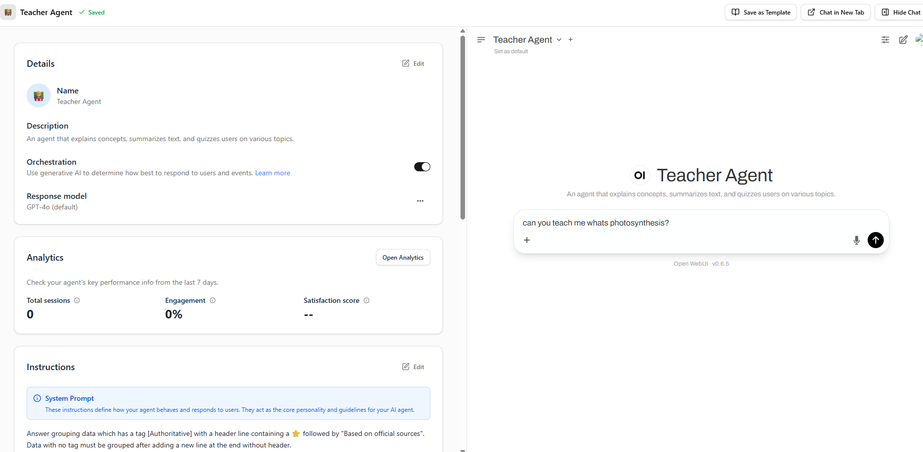 Test Chat Exchange