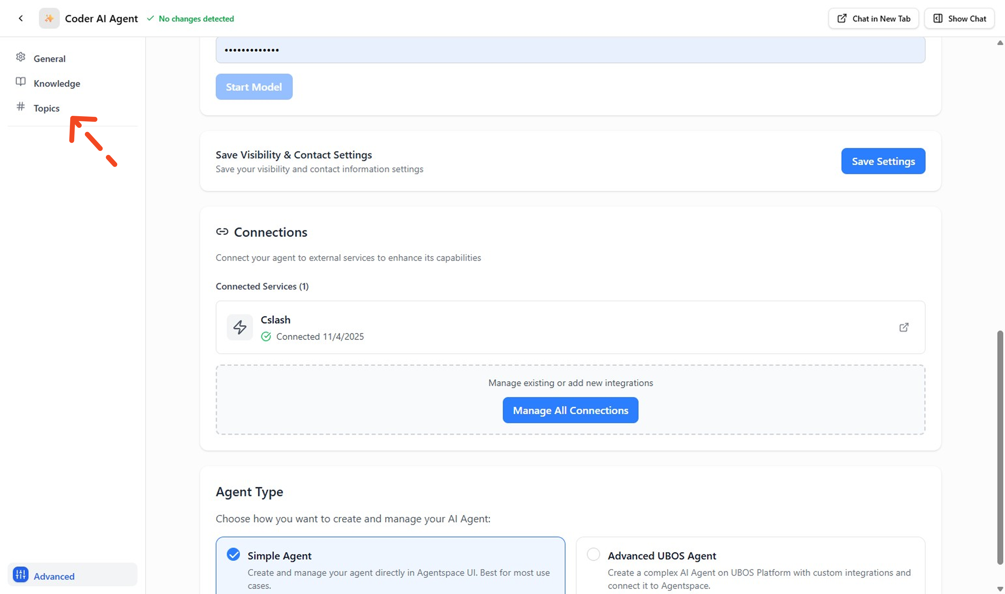 Go to Topic Page to Add Action