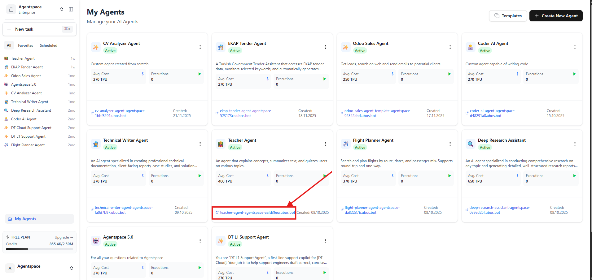 Agent Card URL Location