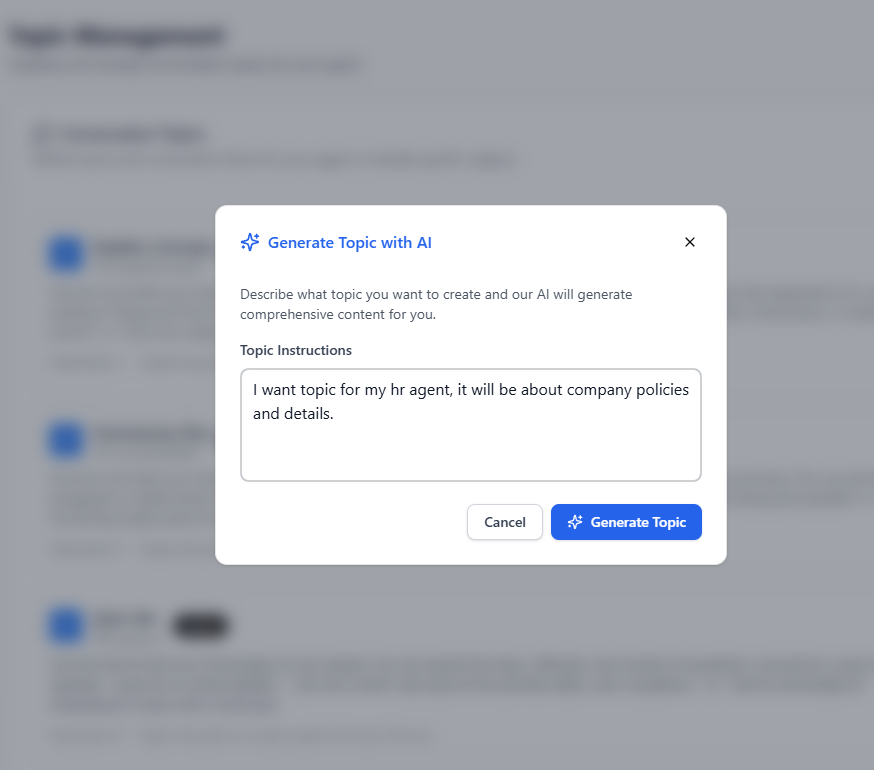 AI Topic Prompt