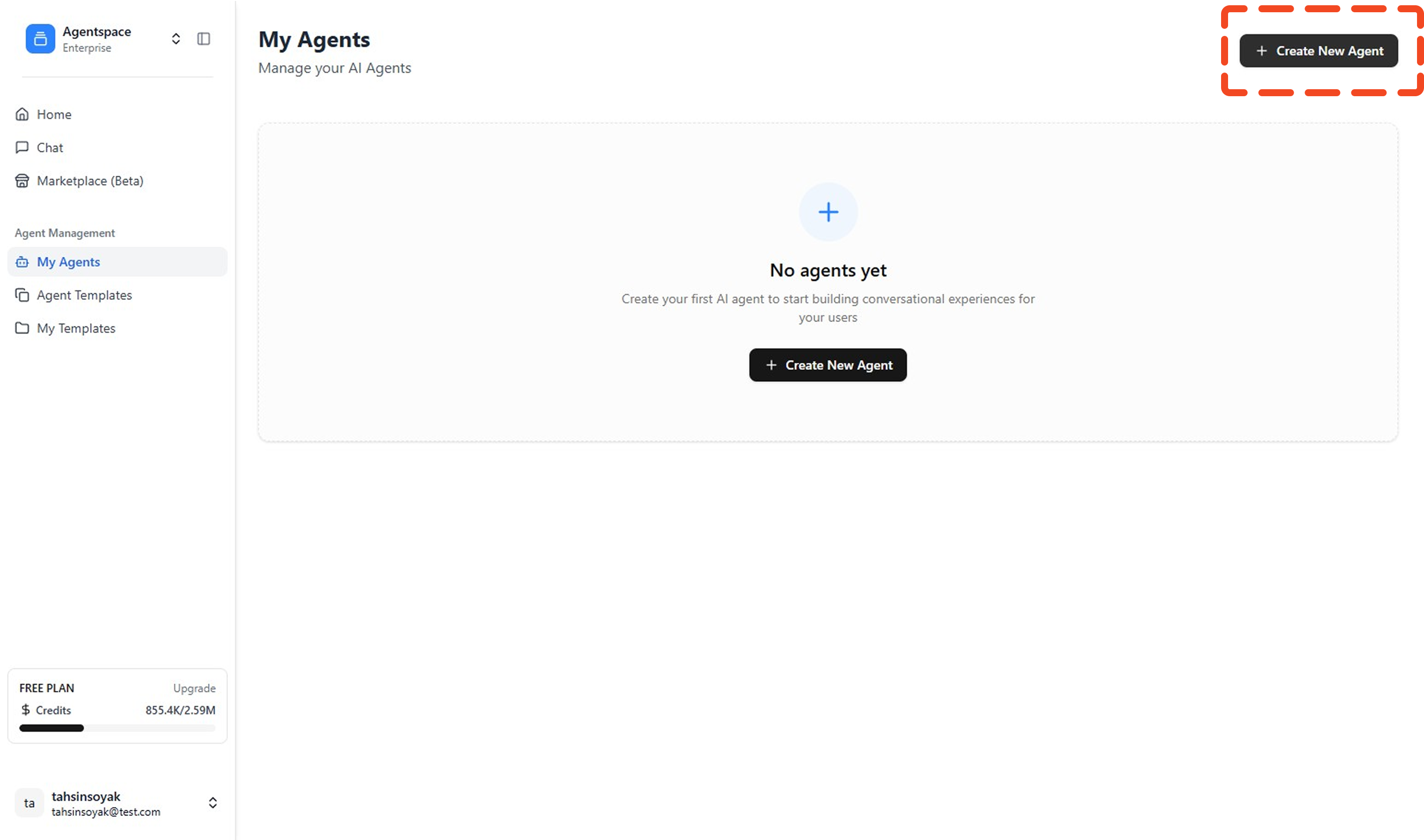Create New Agent