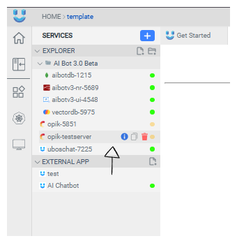 Select New Service